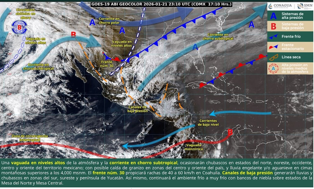 Toluca amanecerá este jueves con temperaturas entre los 2 y 4°C; se recomienda extremar precauciones por bancos de niebla. Foto Especial