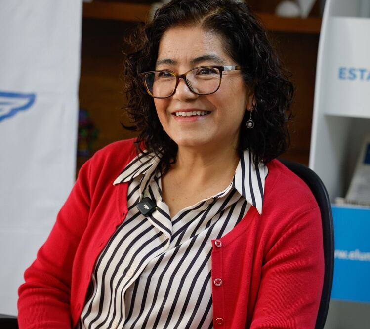 Patricia Zarza Delgado, la primera rectora de la UAEMex, promueve la unidad en su nueva gestión. /Foto: Arturo Hernández