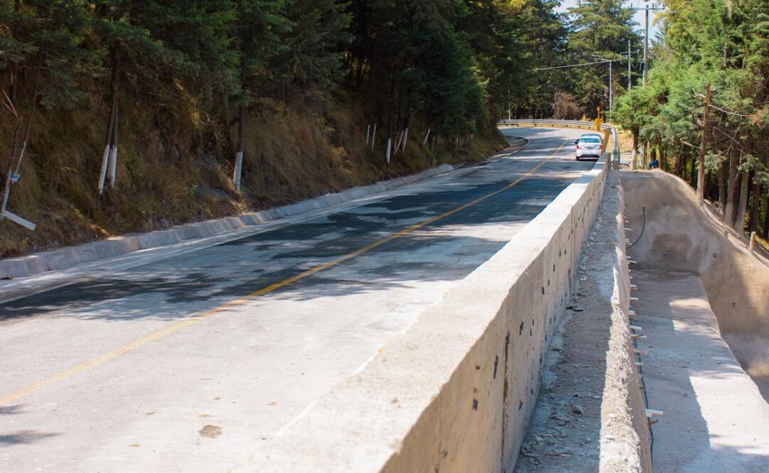 Este camino conecta a los municipios de Isidro Fabela, Jilotzingo, Ixtlahuaca y Temoaya, y facilita el acceso al Centro Ceremonial Otomí. Foto. Especial