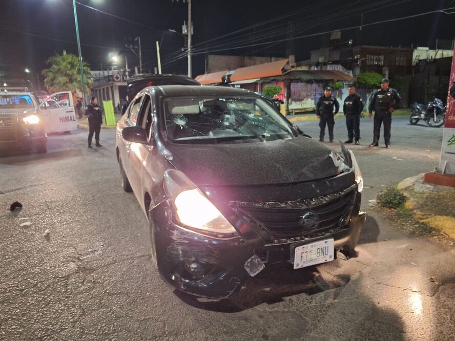 La madrugada en Chimalhuacán se vio interrumpida por una balacera. Policías repelen agresión armada y aseguran armas y vehículo. Foto Especial