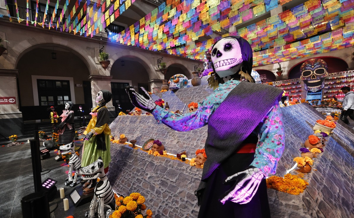 Esta ofrenda se podrá visitar hasta el 4 de noviembre / Foto Jorge Alvarado