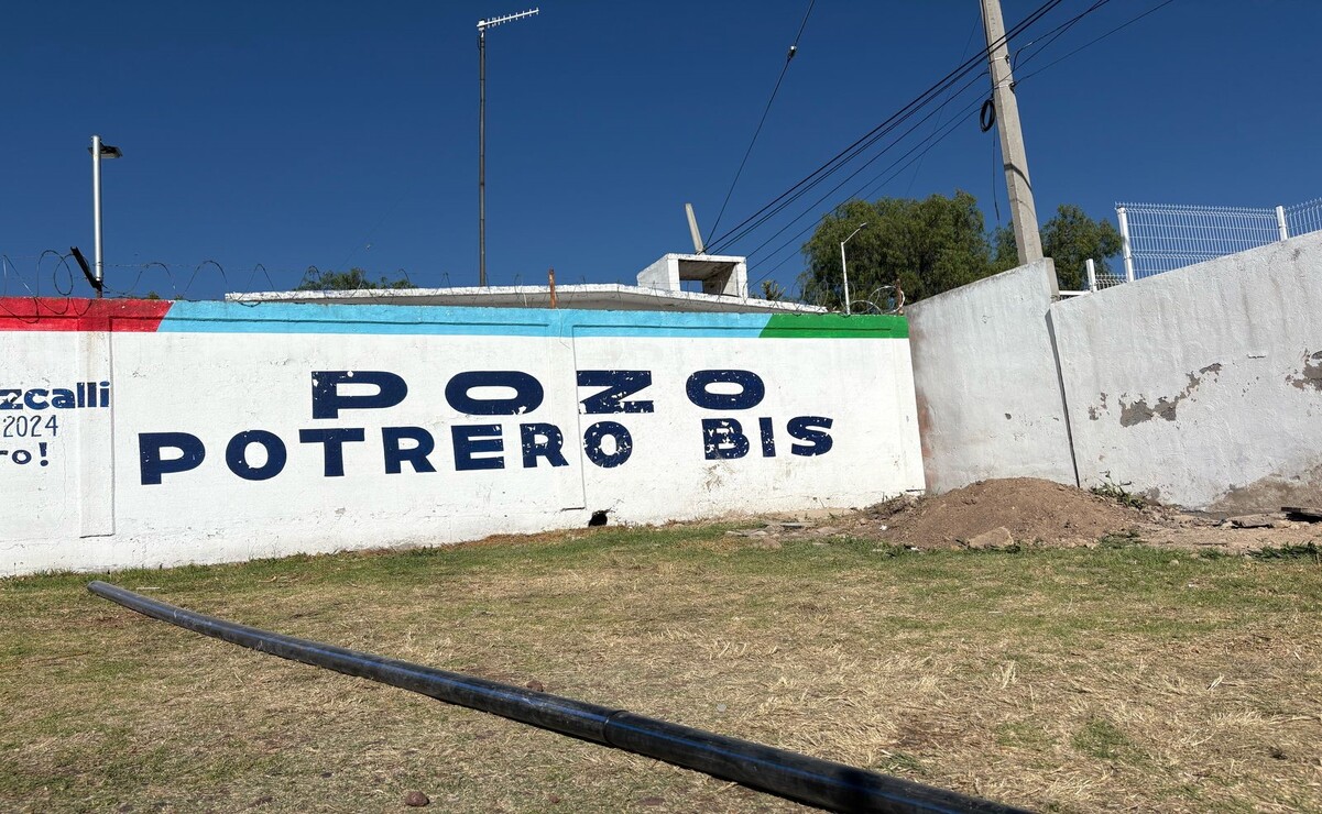 La inconformidad vecinal por el desabasto se incrementó cuando observaron esta semana a sujetos excavando frente al pozo El Potrero. Foto: Arturo Contreras