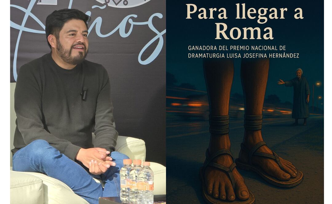 El dramaturgo toluqueño Alexis Casas Eleno ganó el Premio Bellas Artes ‘Luisa Josefina Hernández 2025’ por su obra "Para llegar a Roma". Foto: Especial