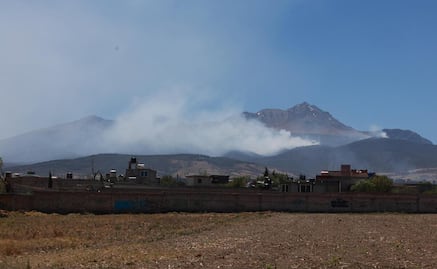 Incendio forestal en el Nevado de Toluca moviliza a brigadistas