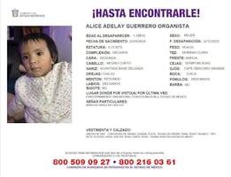 Activadas 4 Alertas Odisea en Izcalli; 4 bebés, entre ellas 3 hermanas, desaparecen tras remoción familiar