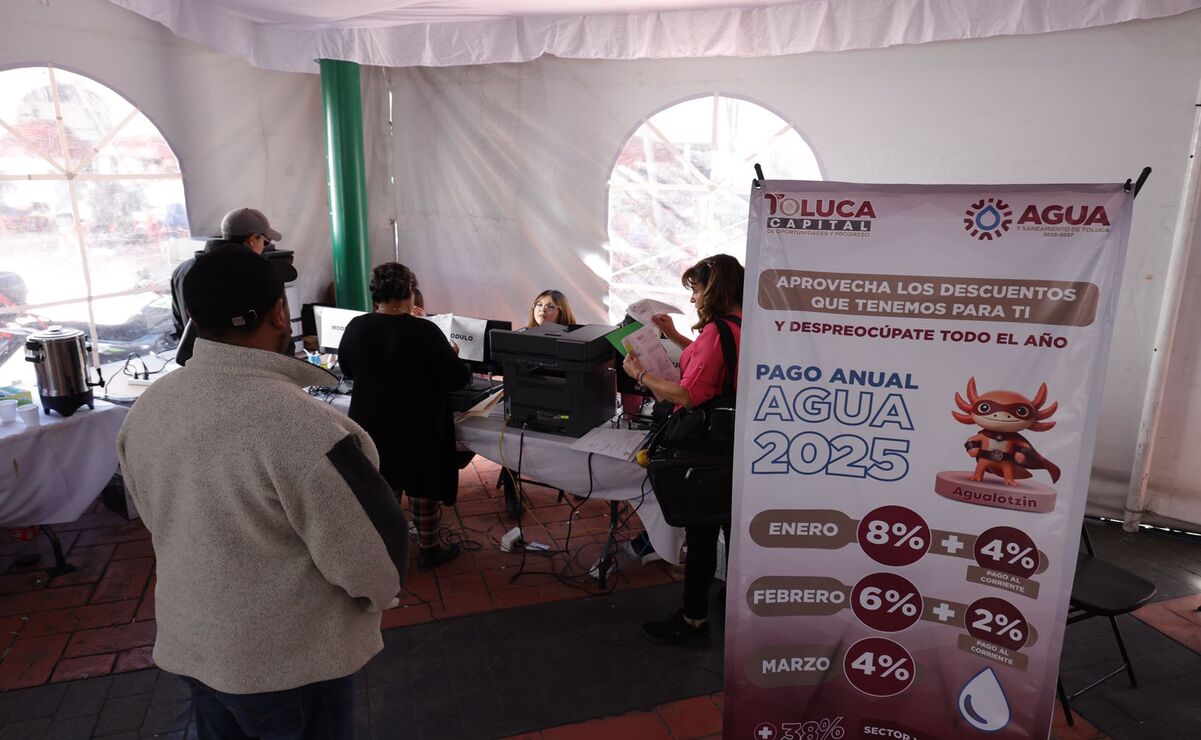 Ayuntamiento de Toluca recauda más de 120 millones  por el pago de agua