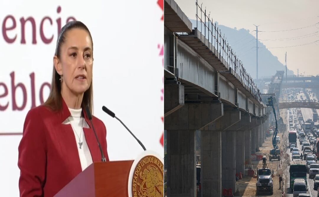 La presidenta de México afirmó que “el compromiso es que el Trolebús Chalco-Santa Martha se inaugure en abril. Foto: Especial