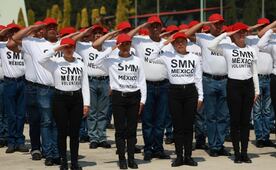 Clase 405 y mujeres voluntarias toman protesta en Aniversario de la Batalla de Puebla en Edomex 