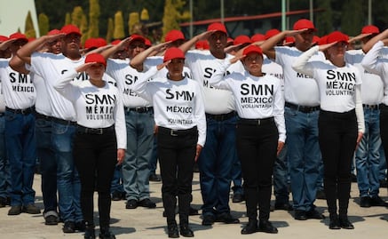 Clase 405 y mujeres voluntarias toman protesta en Aniversario de la Batalla de Puebla en Edomex 