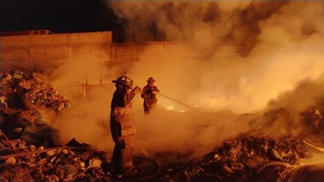 La recicladora de basura está ubicada en la avenida de las Torres, esquina con avenida Ojo de Agua, en la colonia El Hoyo. Foto. Especial.