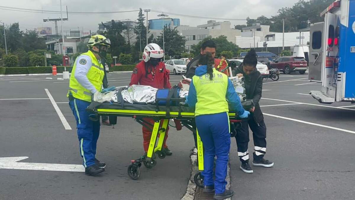 Menor siendo trasladado por Grupo Relámpagos