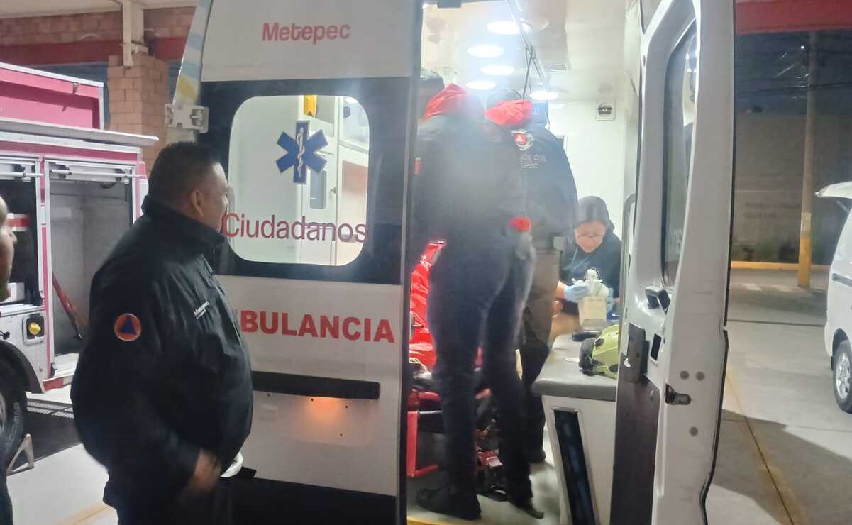 Familiares y bomberos celebraron el nacimiento / Foto Especial