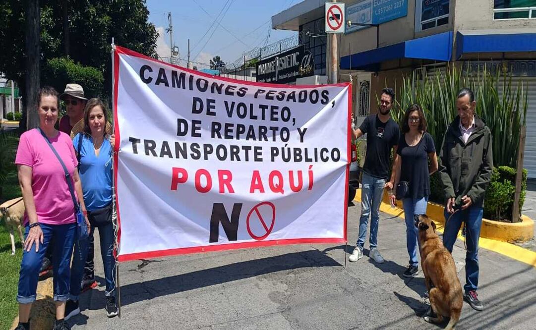 Vecinos de Echegaray exigen frenar paso de transporte pesado por vías secundarias / Foto Gisela González