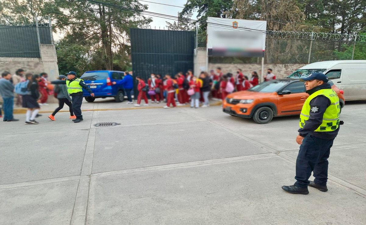 Dos mil 378 elementos de seguridad vigilarán escuelas en el Edomex. Foto: Especial