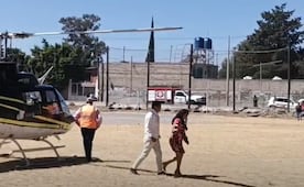 Alcalde de Chiconcuac llega en helicóptero a carnaval local; vecinos denuncian derroche de recursos