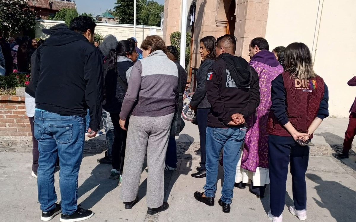 Delfina Gómez acompaña a familias de las víctimas de explosión en Chimalhuacán