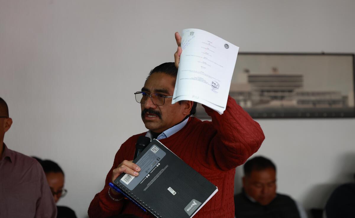 Los transportistas afectados buscan el apoyo de las autoridades ante la inseguridad en Toluca. Foto: Alejandro Vargas