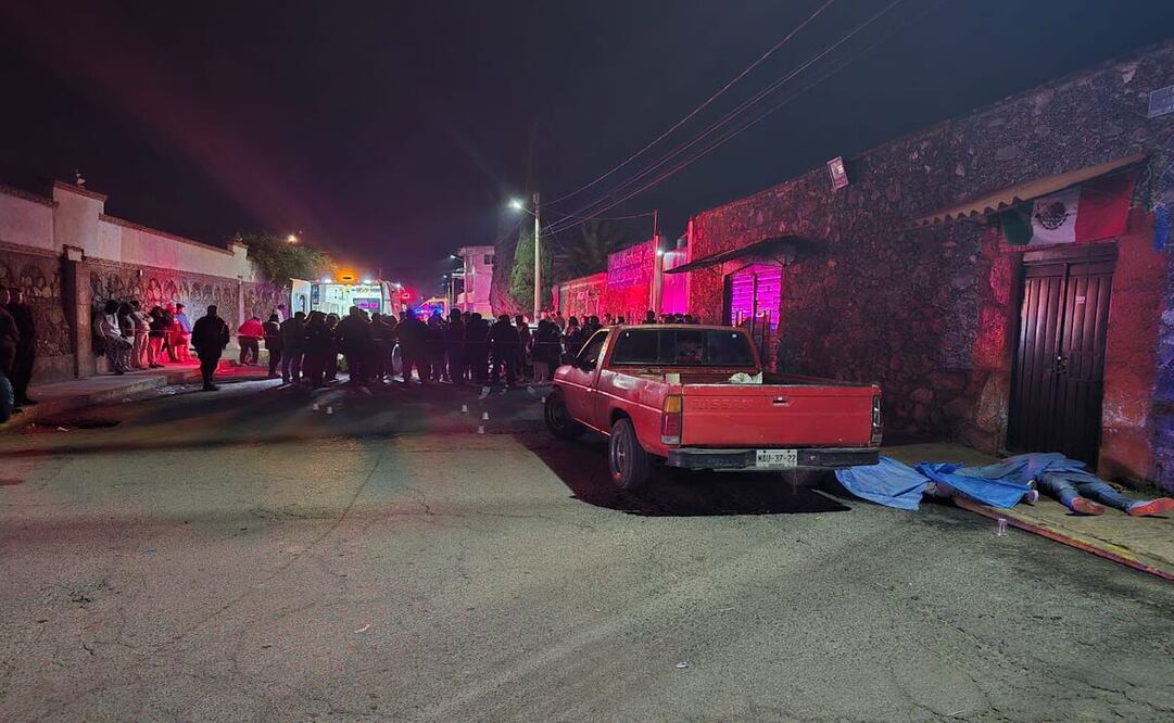 Dos hombres mueren durante una riña en el municipio de Temascalapa. Foto: Especial.