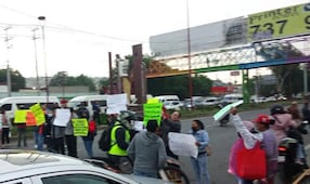 Cierre total en la México-Texcoco genera caos vial en el oriente del Estado de México