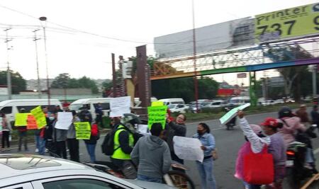 Cierre total en la México-Texcoco genera caos vial en el oriente del Estado de México