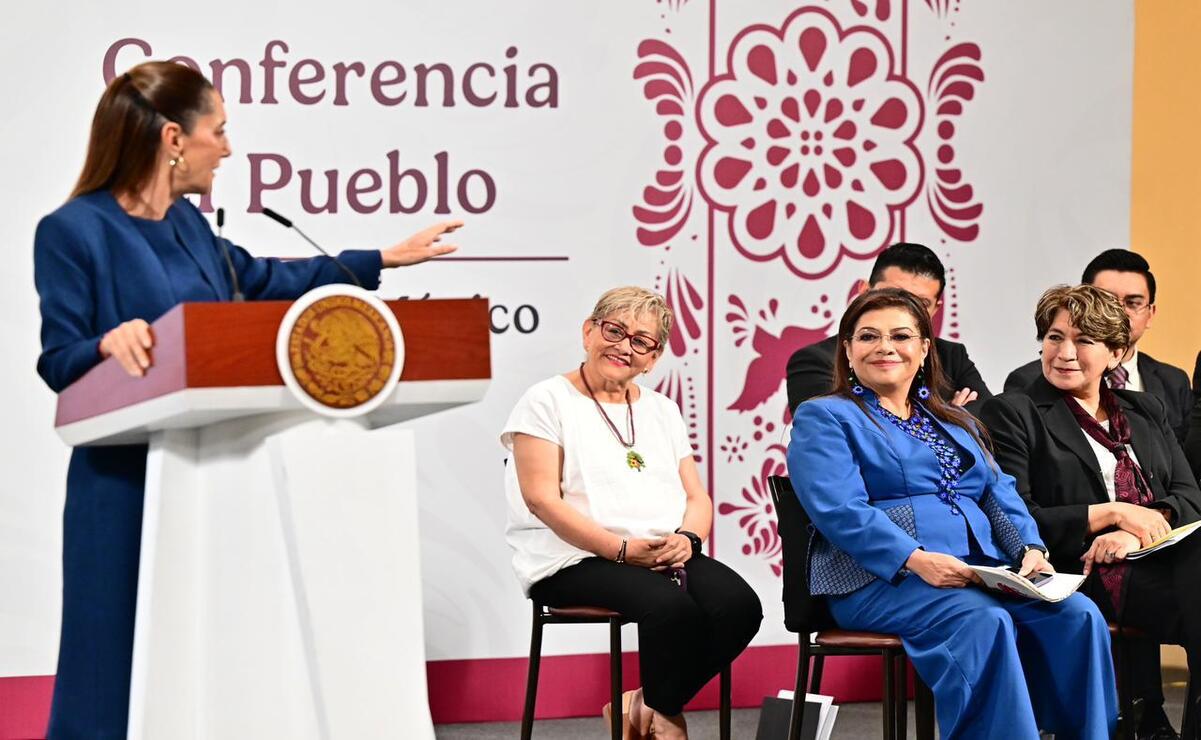 Delfina Gómez agradeció el apoyo de la presidenta Claudia Sheinbaum Pardo / Foto Especial