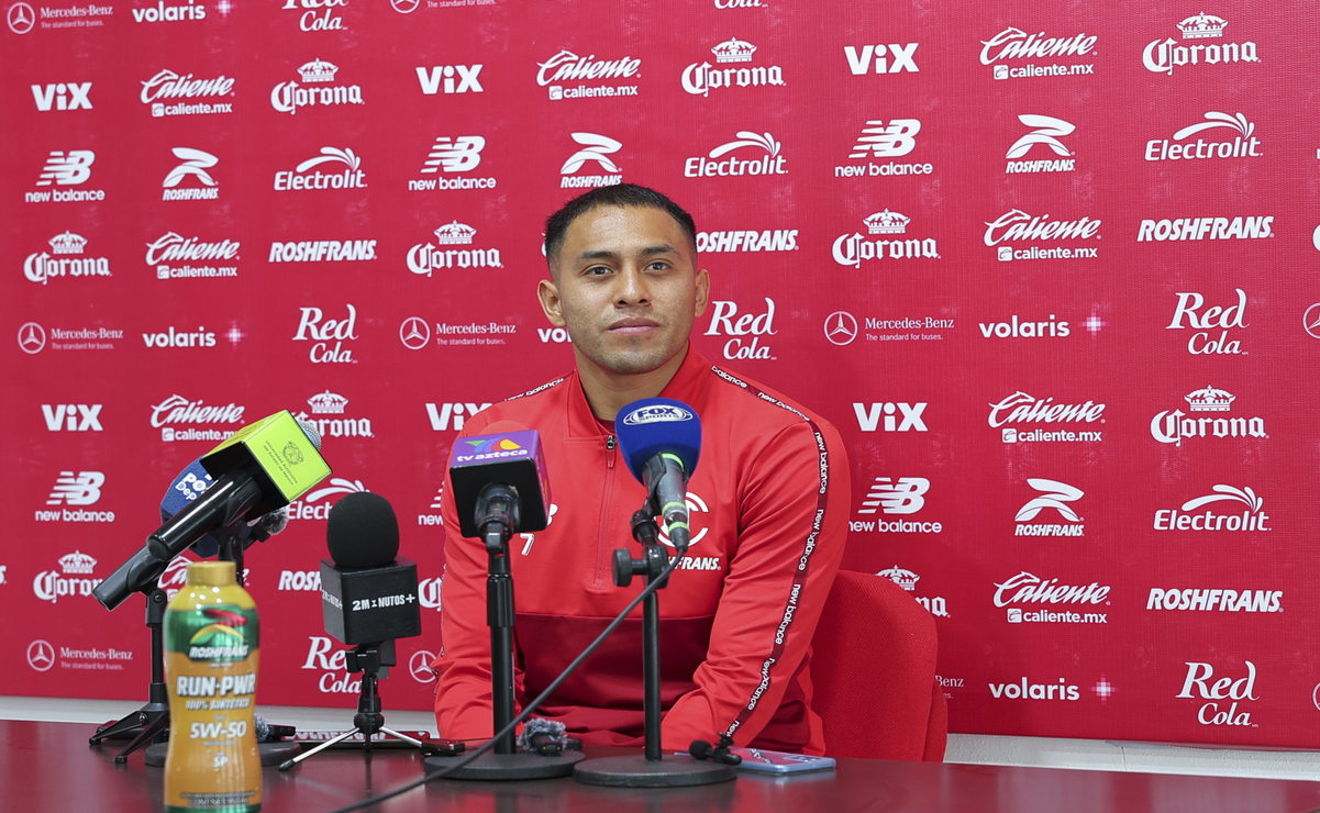 Juan Pablo Domínguez indicó que la pelea por el liderato es una motivación para los Diablos Rojos. Foto: Especial