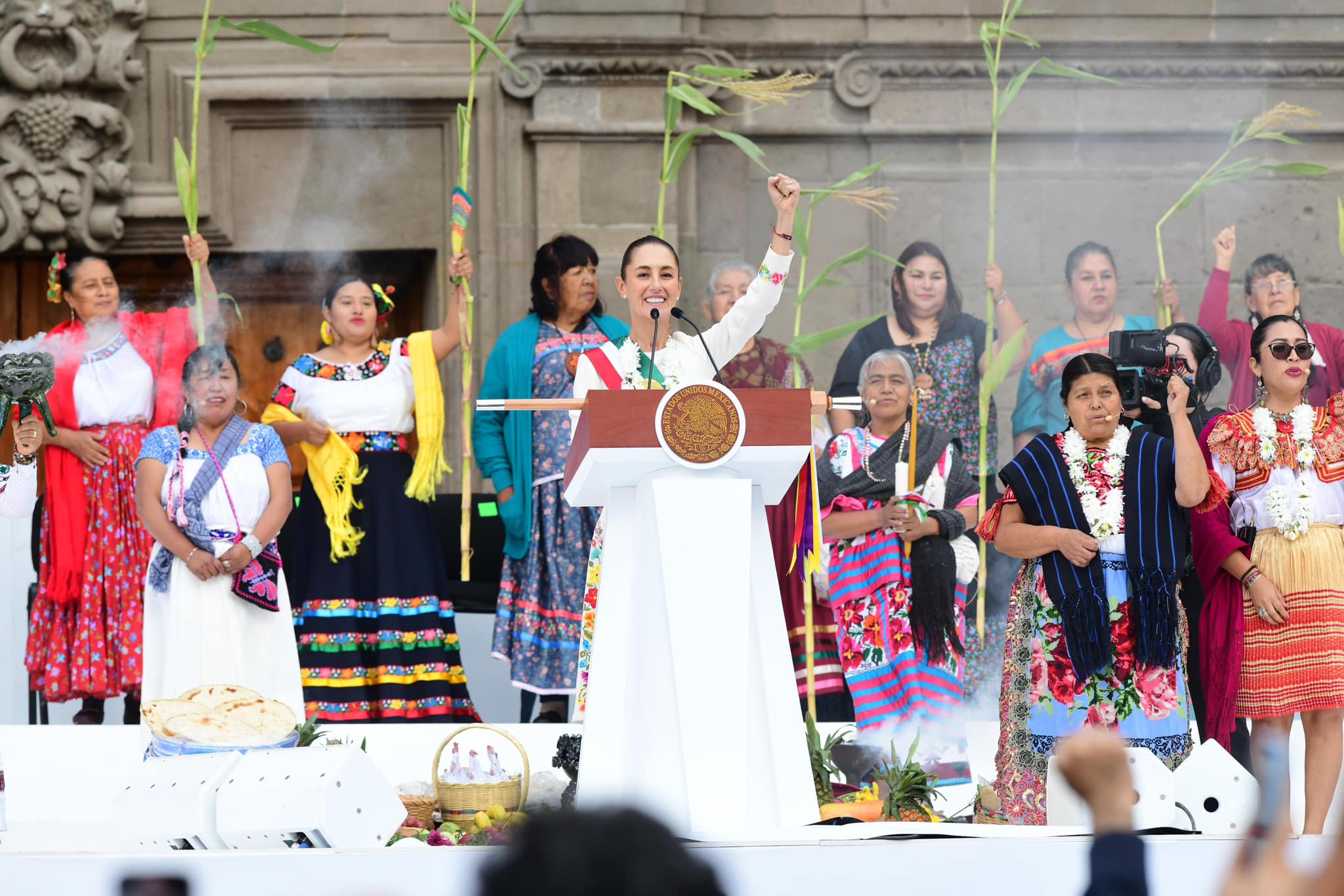 La presidenta de México, Claudia Sheinbaum, dirigió un mensaje al pueblo. Foto Especial