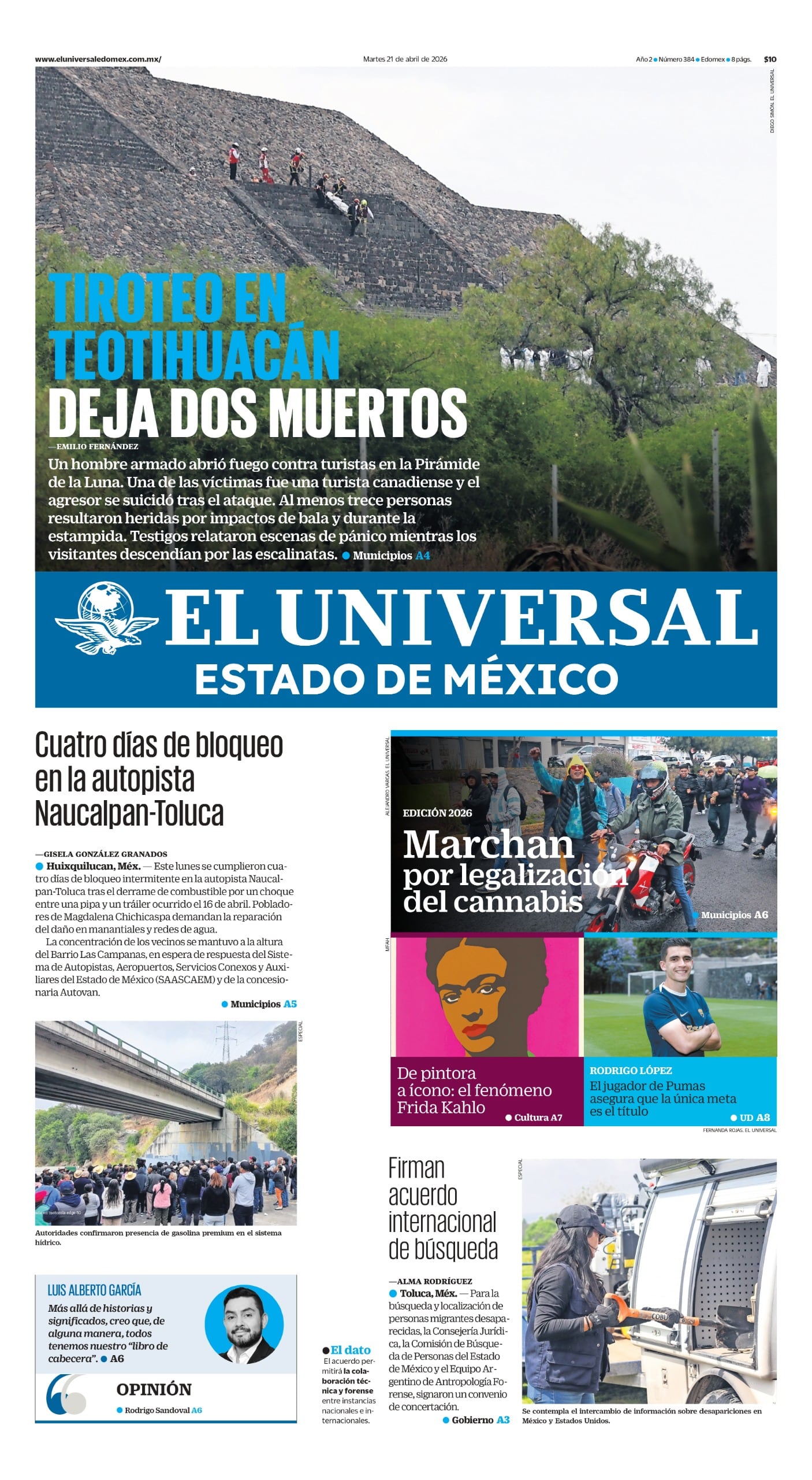 Portada 21 de abril de 2026