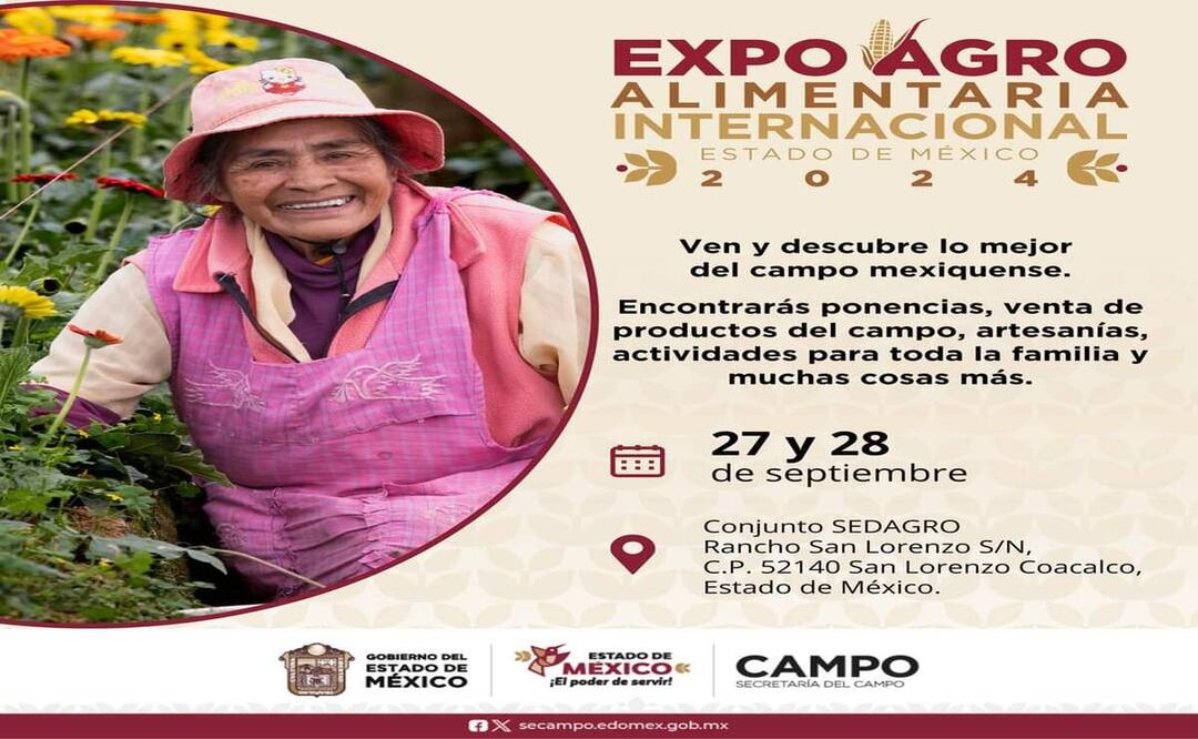 Expo Agroalimentaria Internacional del Estado de México 2024. Imagen: Especial.