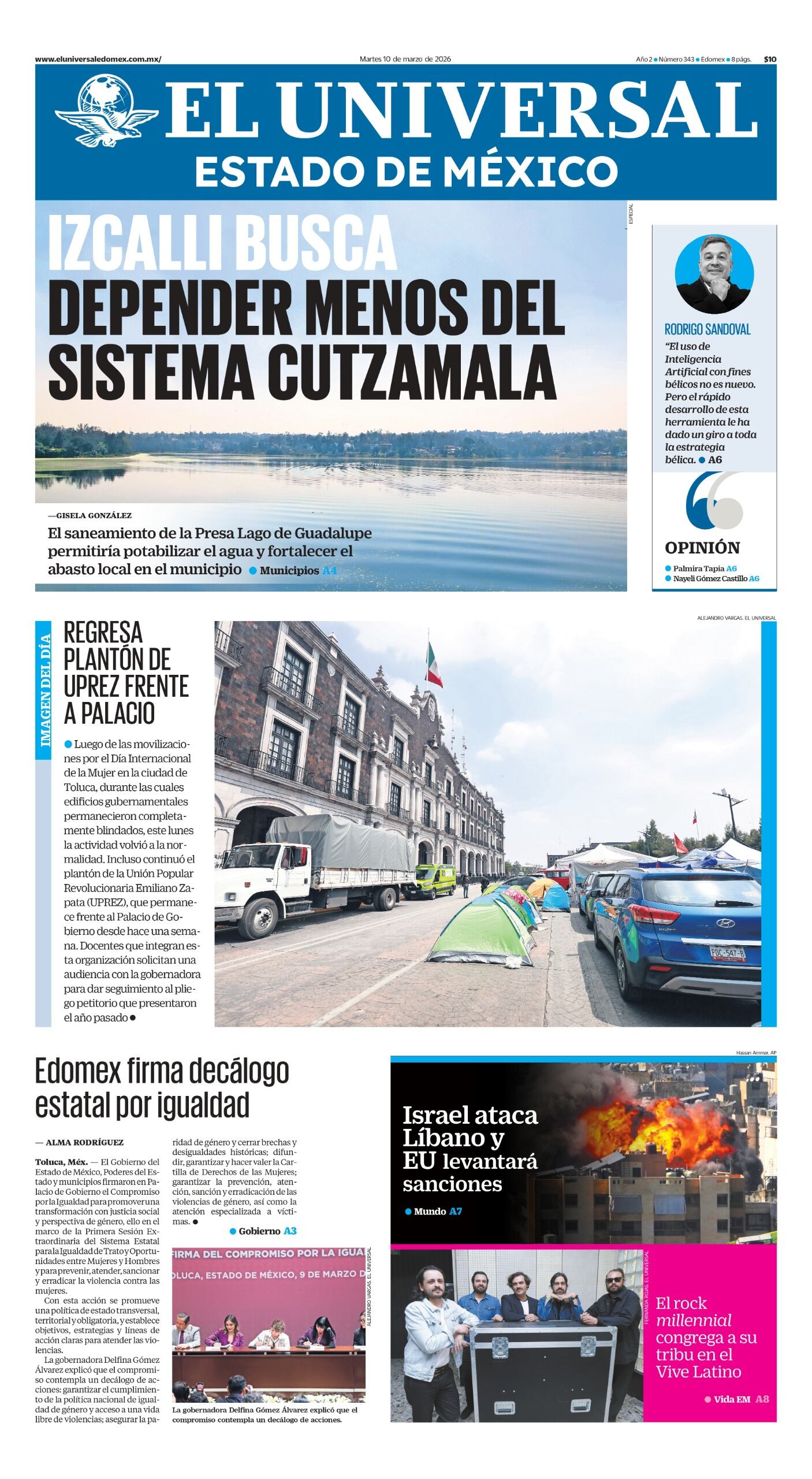 Portada 10 de marzo de 2026