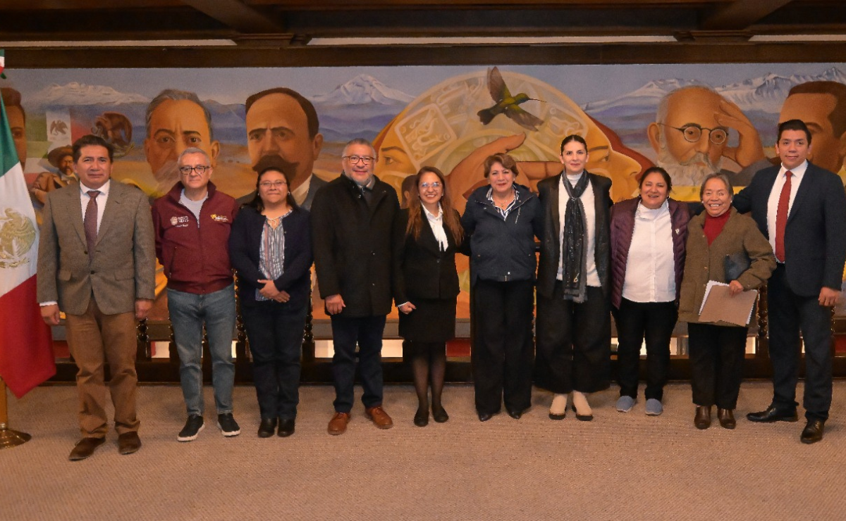 La gobernadora Delfina Gómez toma protesta a nuevos funcionarios para fortalecer la CAEM y la Oficialía Mayor. Foto: Especial