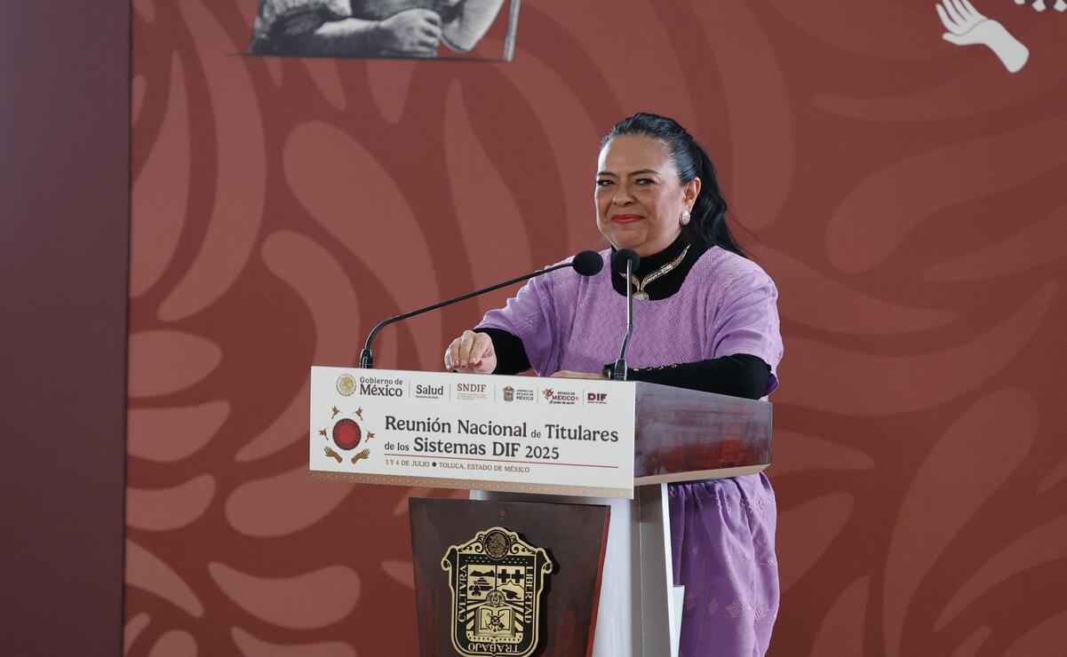 María del Rocío García Pérez, quien es la Titular del Sistema Nacional para el Desarrollo Integral de la Familia (SNDIF) en México. Foto: Arturo Hernández/ El Universal Estado de México