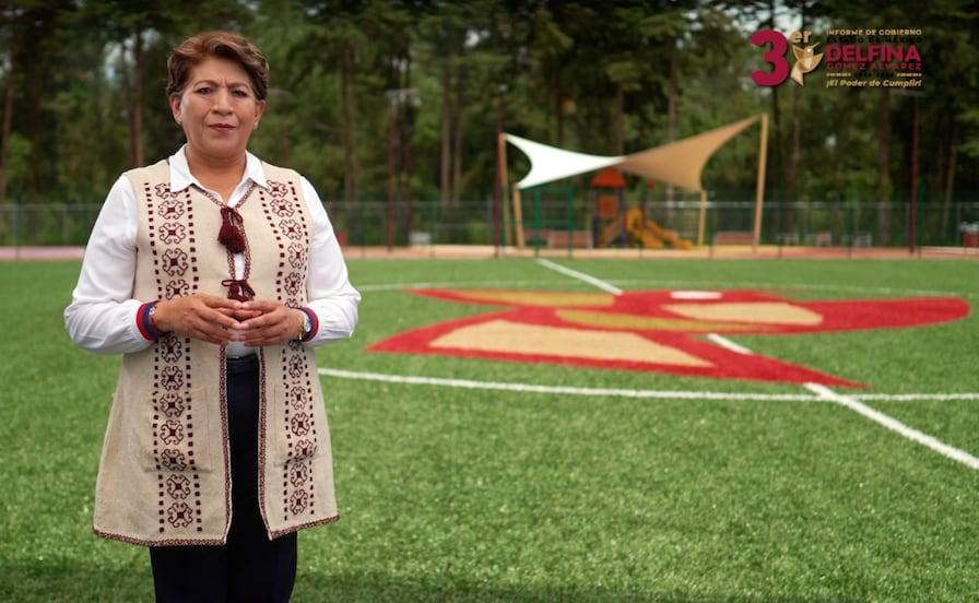 Delfina Gómez destaca avances en salud y educación del Edomex