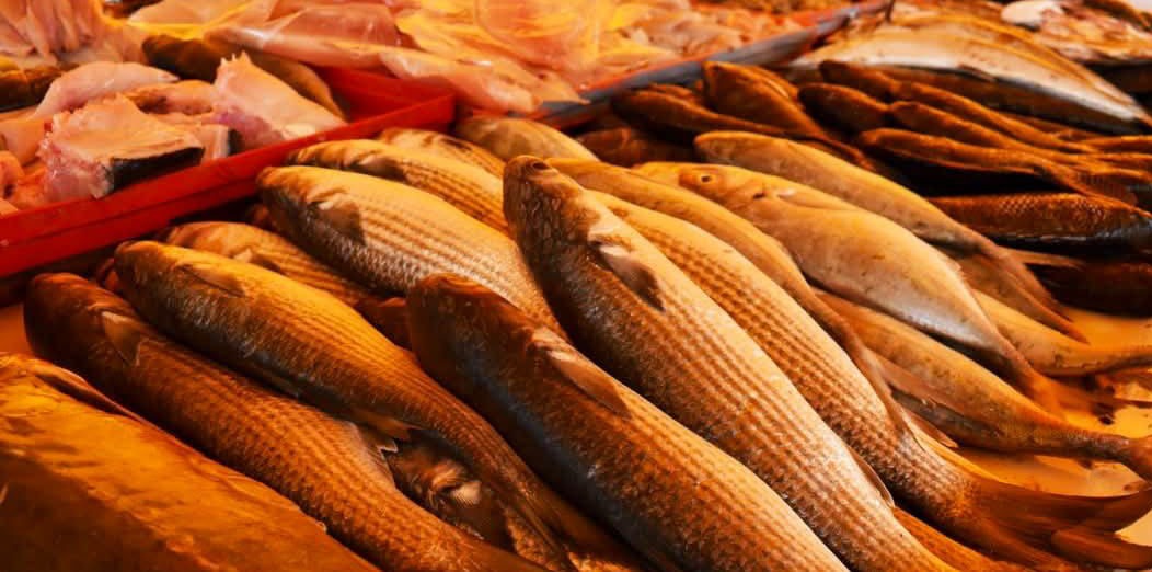 El tianguis de mariscos es vital para la economía de familias en Atlacomulco. Foto Michelle Sánchez