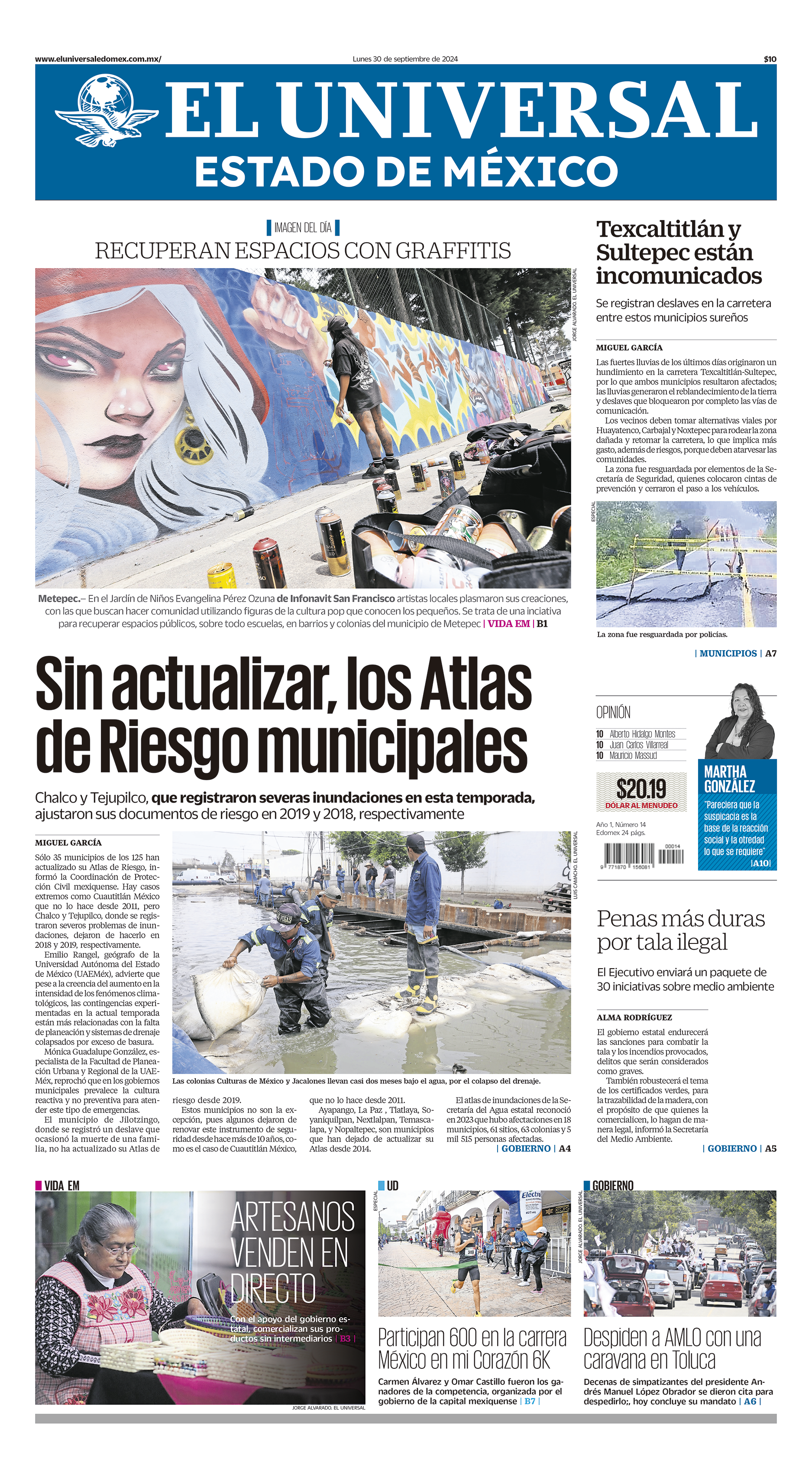 Portada 30 de septiembre de 2024