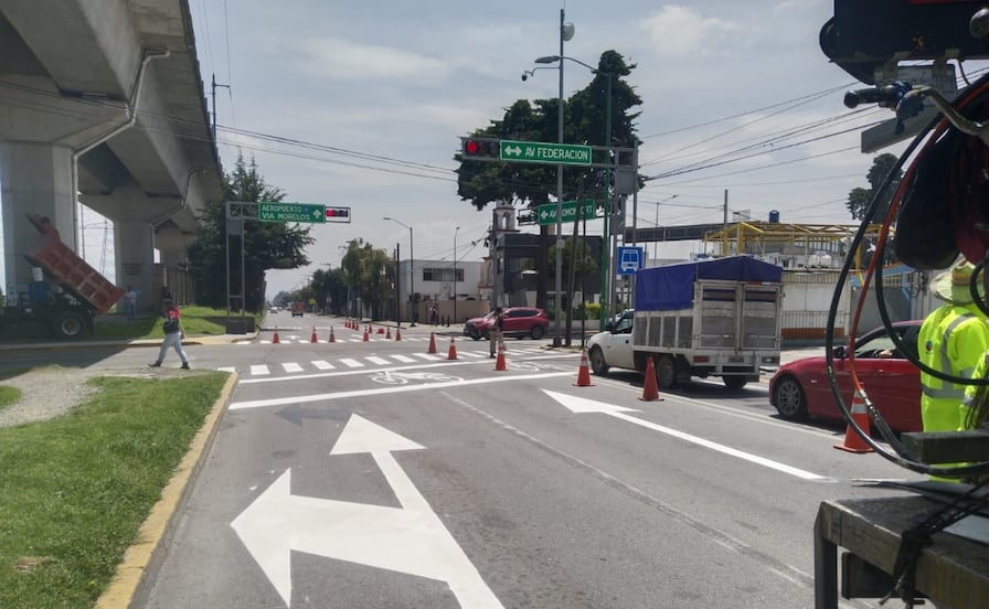 Refuerzan seguridad peatonal en 27 cruces de Las Torres

