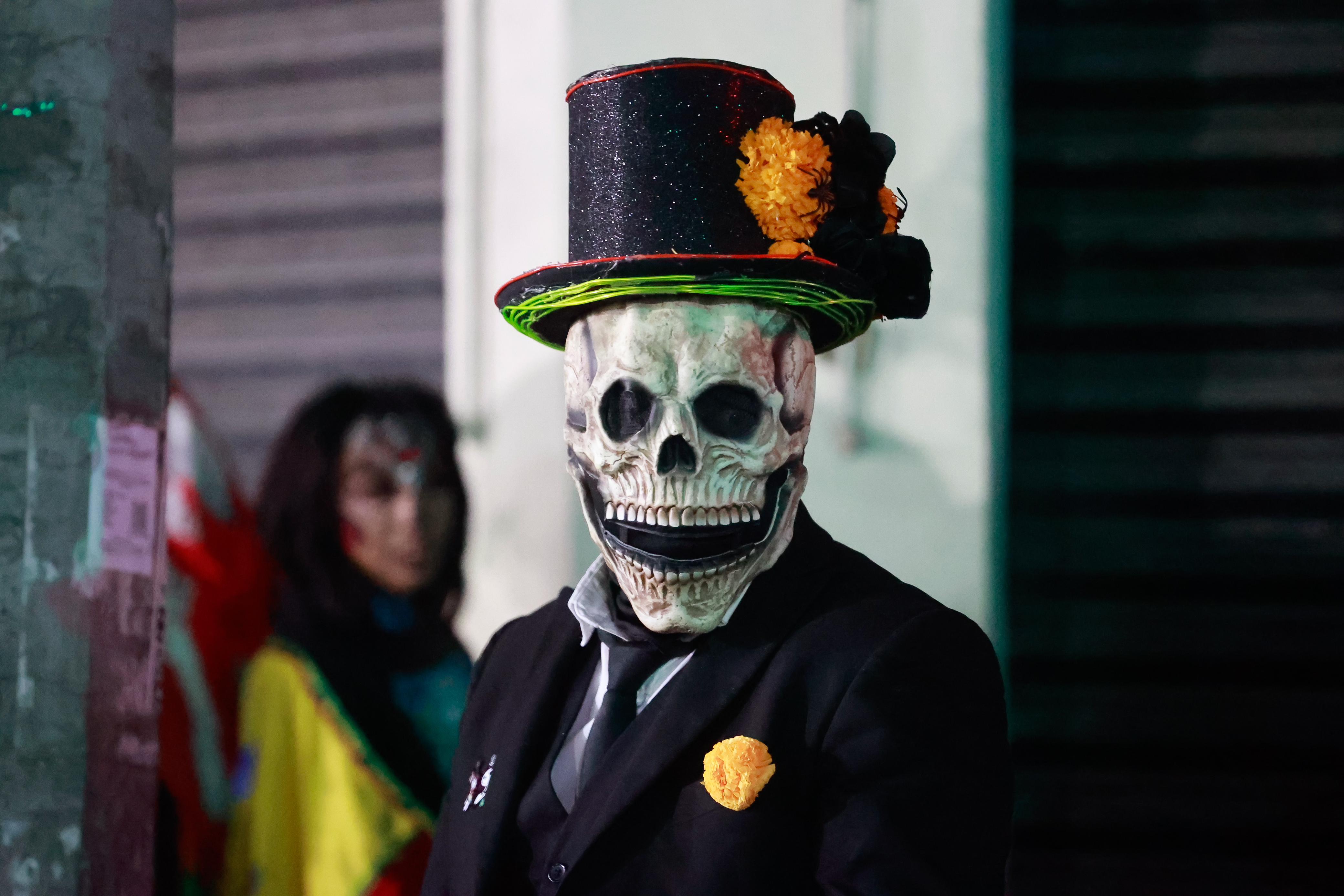 El desfile es uno de los eventos más importantes y esperado de las celebraciones de Día de Muertos. Foto Alejandro Vargas