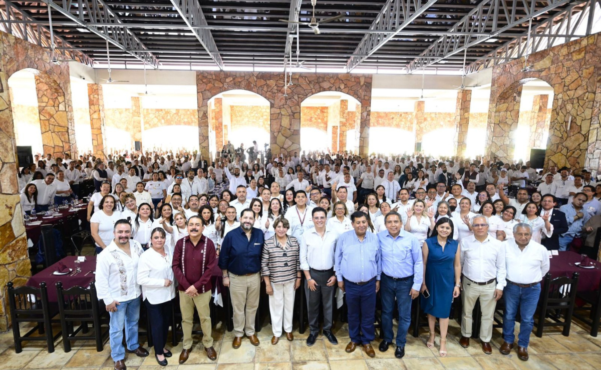 Con la ampliación de la Casa de Descanso del SMSEM, la gobernadora Delfina Gómez agradece y dignifica la labor de los maestros en Ixtapan de la Sal. Foto: Especial