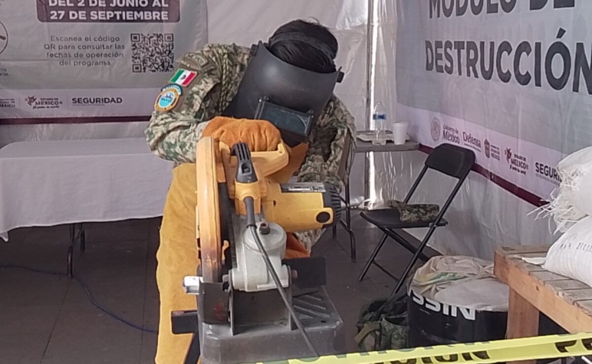 Continúa el Canje de Armas en Edomex: Más de 3.8 millones de pesos entregados
