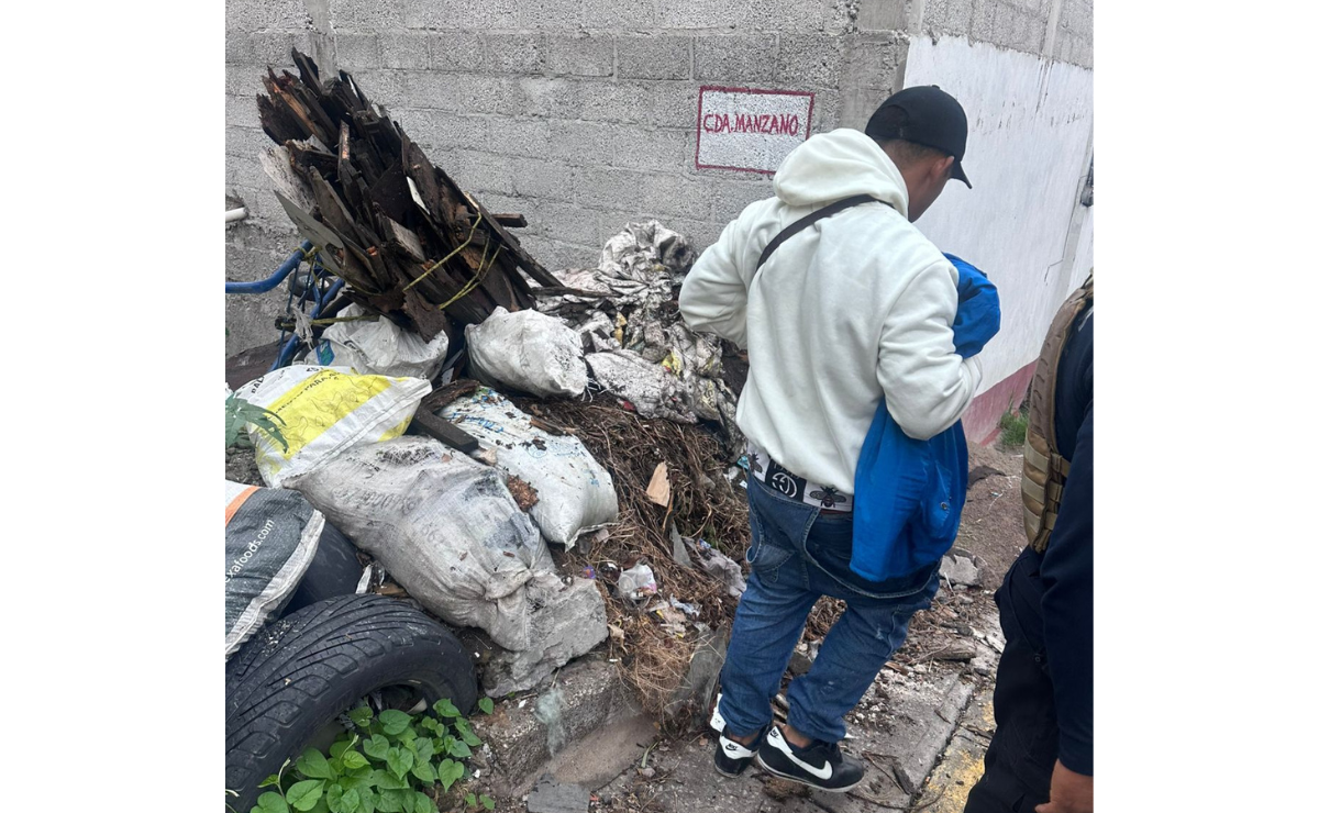 Ecatepec está decidido a limpiar sus calles. Operativos de vigilancia resultaron en la detención de cinco personas por tirar basura y escombros. Foto: Especial