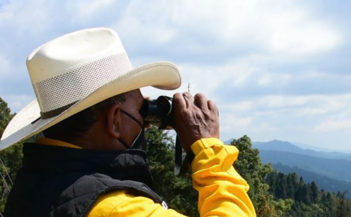 El Estado de México, líder nacional en la detección temprana de incendios forestales con un promedio de 14 minutos. Foto: Especial