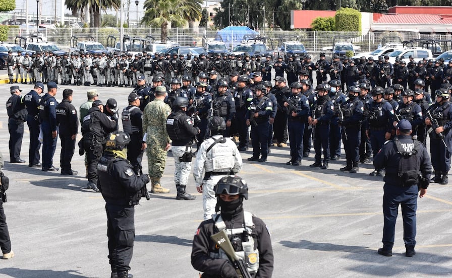 Llegan 90 elementos del agrupamiento FES para tareas de seguridad en 15 municipios del Edomex