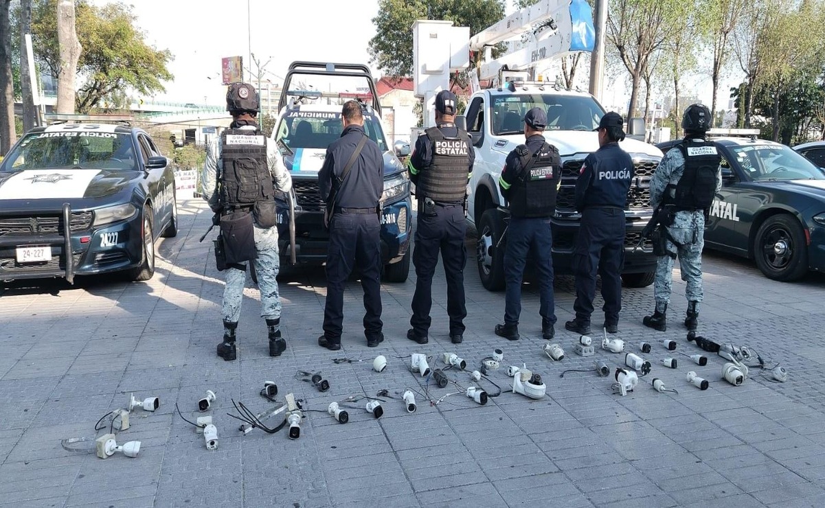 ¡Desmantelan red ilegal de videovigilancia! Suman 217 cámaras retiradas en Naucalpan