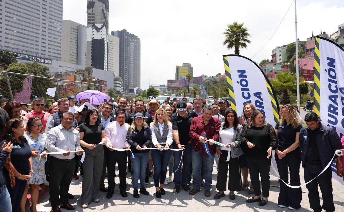 Huixquilucan mejora la conectividad con CDMX al repavimentar Vialidad de la Barranca Hueyetlaco