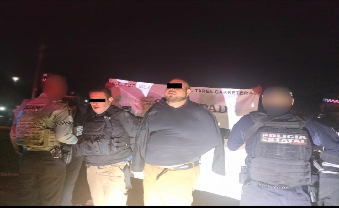 Jair “N” y Diego “N” fueron detenidos por su presunta relación en el delito de portación de arma de fuego de uso exclusivo del ejército / Foto Especial