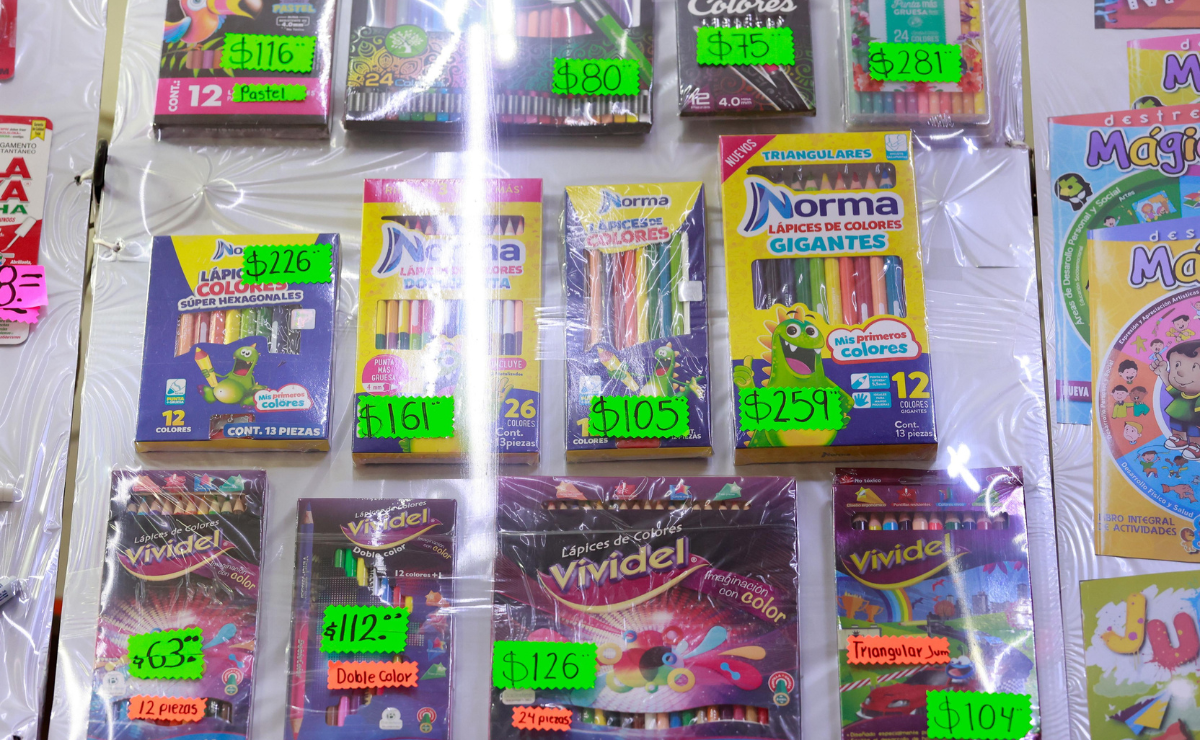 Una papelería tradicional de Toluca enfrenta un futuro incierto ante la caída del 80% en sus ventas por el regreso a clases. Foto: Alejandro Vargas