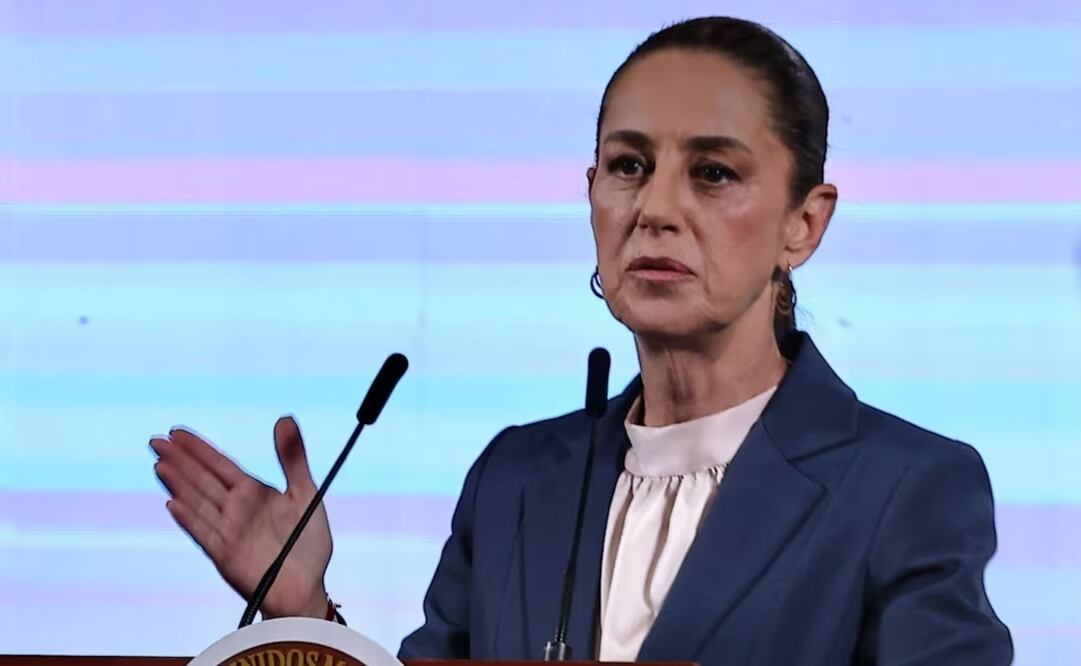 Claudia Sheinbaum en su conferencia matutina del 13 de marzo. Foto: Berenice Fregoso / EL UNIVERSAL
