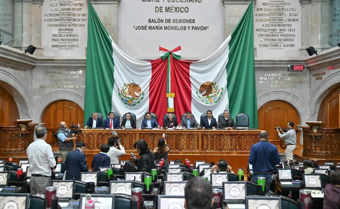 Este viernes, el Congreso local sesionó como parte del periodo extraordinario. Foto. Alma Rodríguez. El Universal.