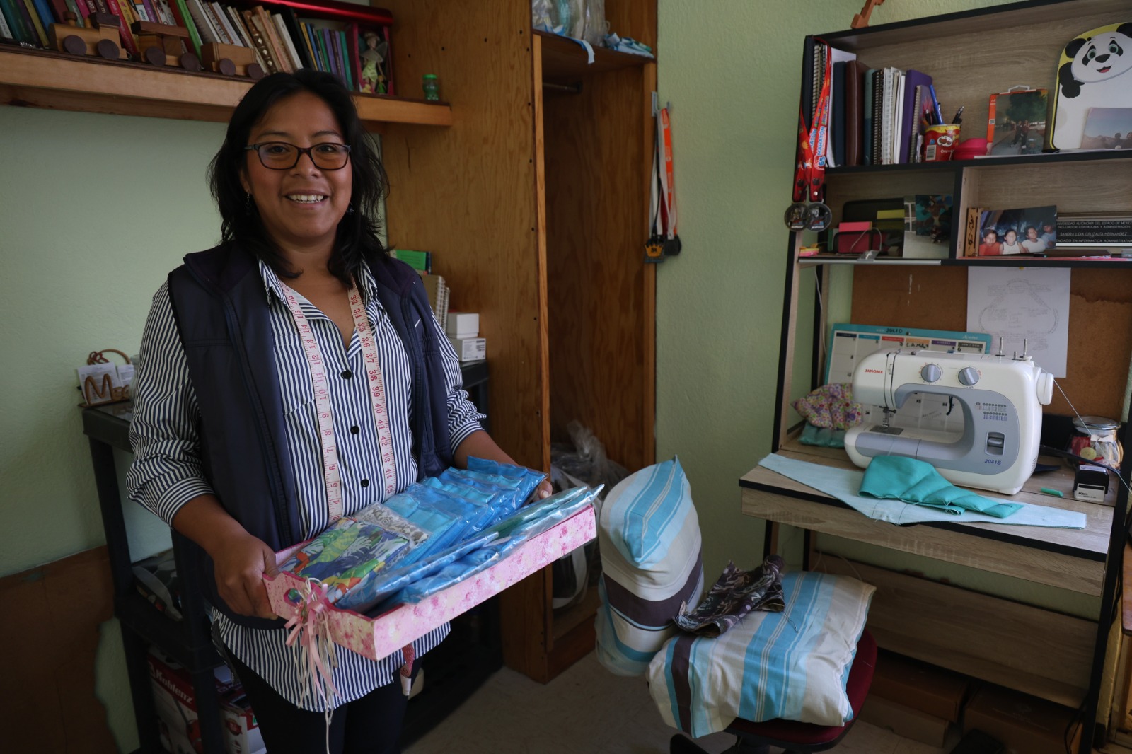 Toluca: Costalitos terapéuticos hechos a mano con semillas y plantas medicinales