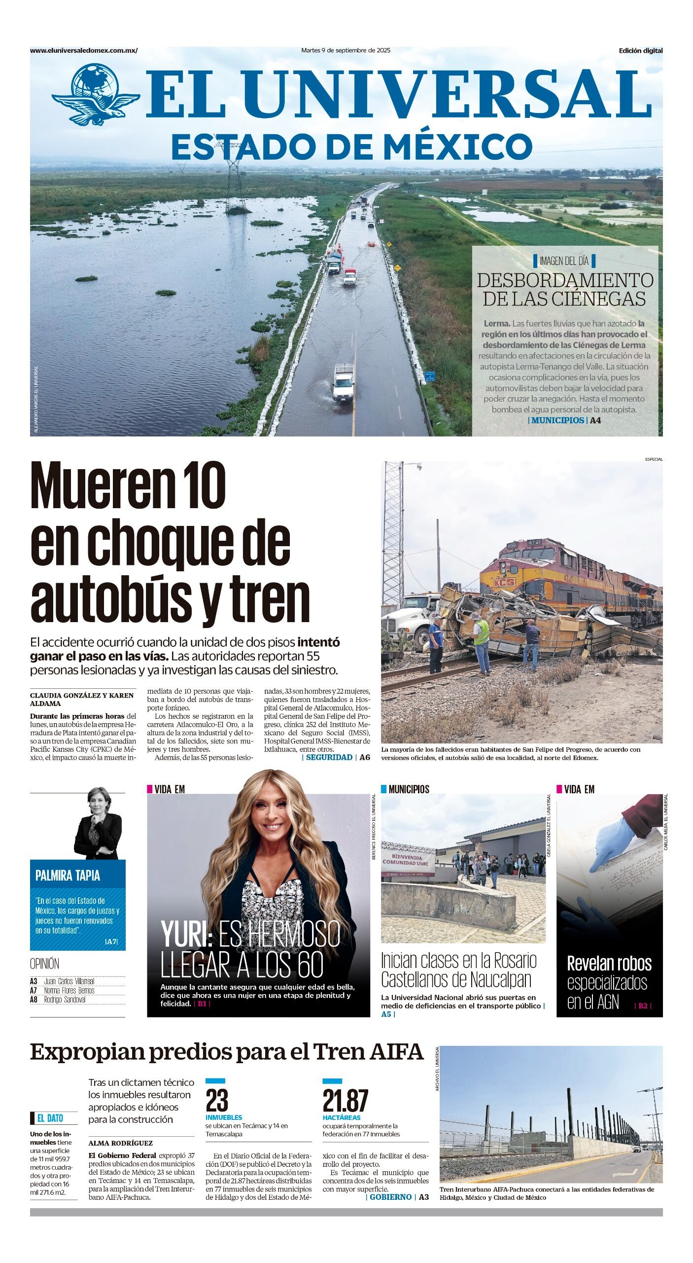 Portada 9 de septiembre 2025